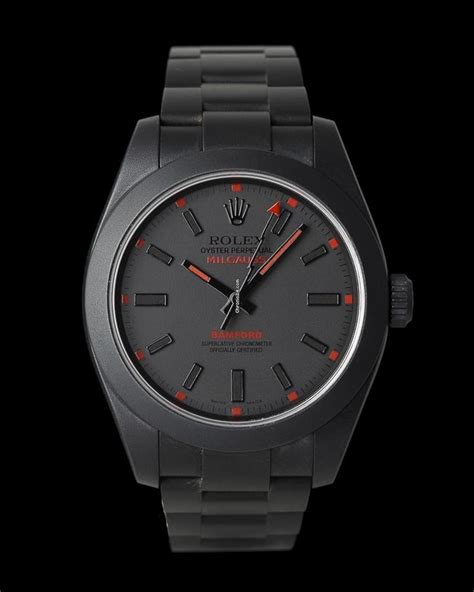 black milgauss rolex price|Rolex Milgauss bamford black.